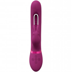 Mika - Triple Rabbit with G-Spot Flapping - Pink